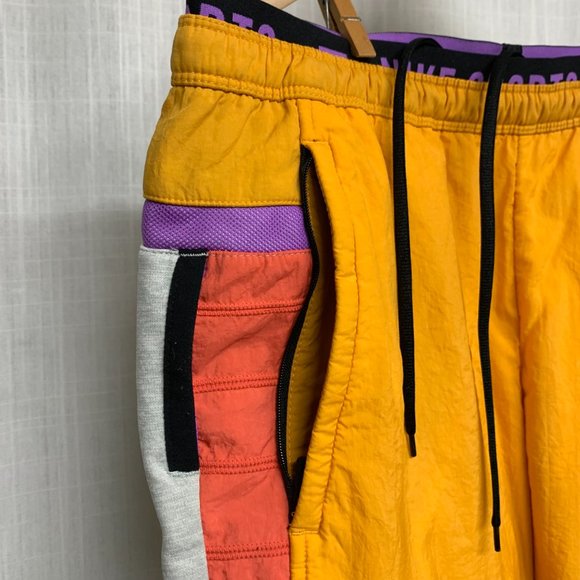 Mens Nike Therma Training Pants, grey purple orange, Mens Medium - Picture 9 of 12